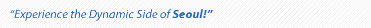 Experience the Dynamic Side of Seoul!